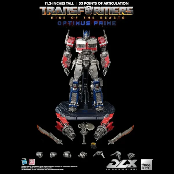 ThreeZero Transformers: Rise Of The Beasts Optimus Prime DLX Collectible Figure for 15+ Years - Image 5
