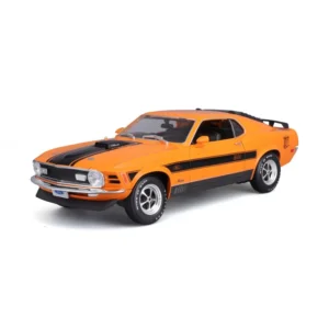 Maisto 1/18 Scale 1970 Ford Mustang Mach 1 Diecast Car Model for Collectors 14+ Years