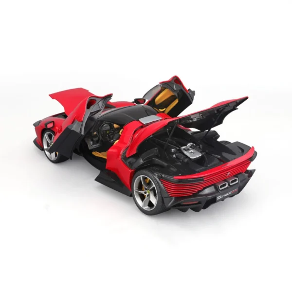 Bburago 1:18 Scale Ferrari Daytona SP3 Diecast Scale Model for Collectors 14+ Years (Red) - Image 7