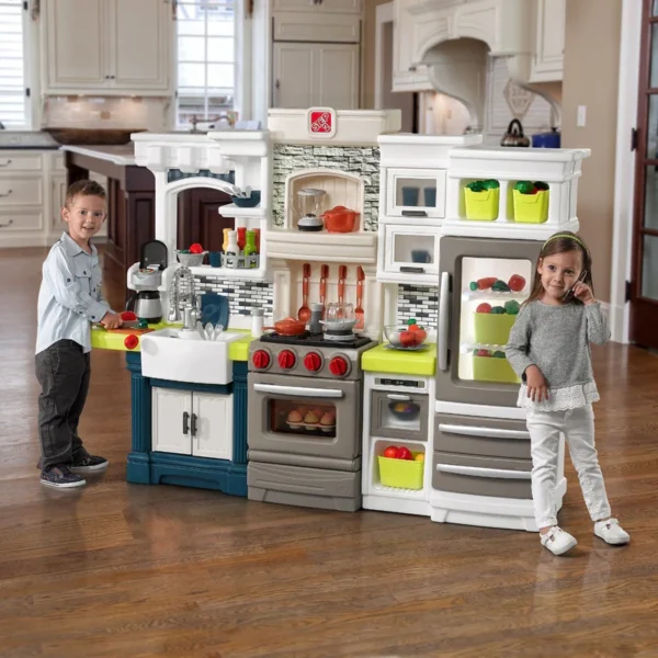 Step2 Elegant Edge Kitchen - Play Kitchen for Kids 2+ Years - Image 2