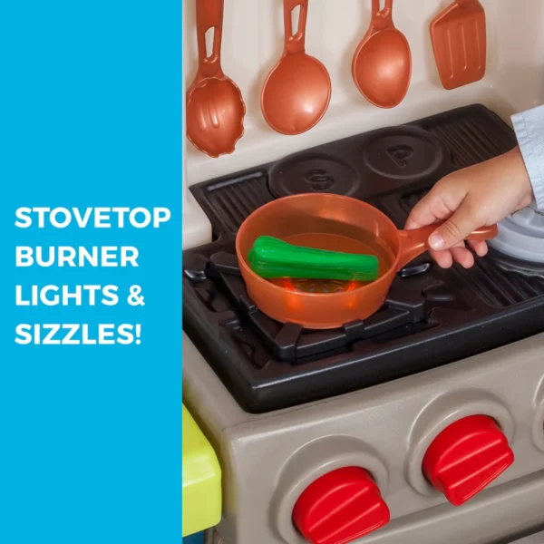 Step2 Elegant Edge Kitchen - Play Kitchen for Kids 2+ Years - Image 3
