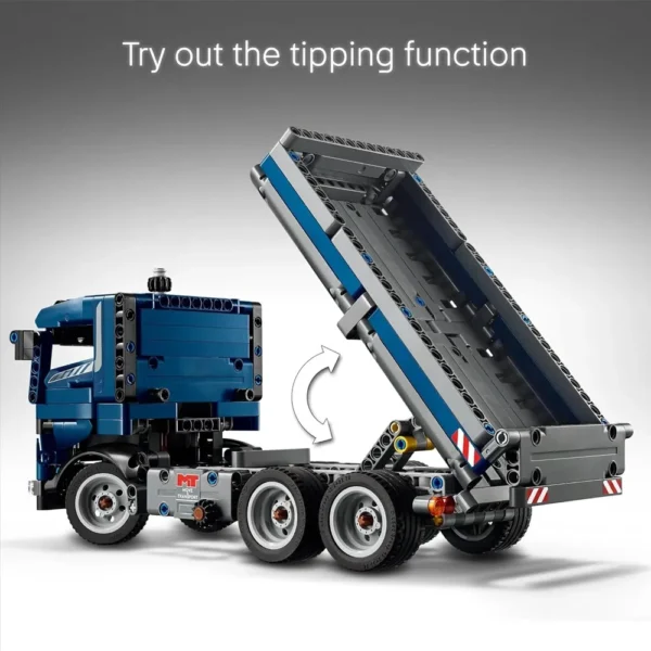 Lego Technic 42203 Tipping Dump Truck Building Set for 9+ Years (462 Pcs) - Image 4