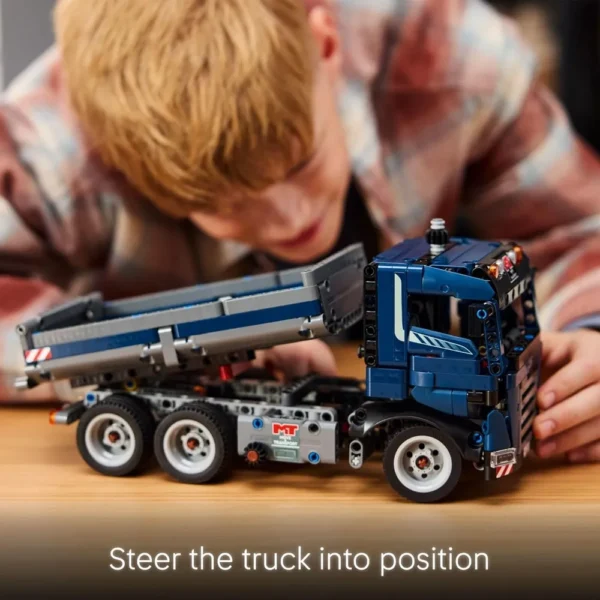 Lego Technic 42203 Tipping Dump Truck Building Set for 9+ Years (462 Pcs) - Image 5