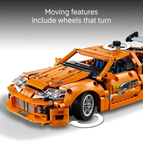 Lego Technic 42204 Fast & Furious Toyota Supra MK4 Building Set for 9+ Years (810 Pcs) - Image 3