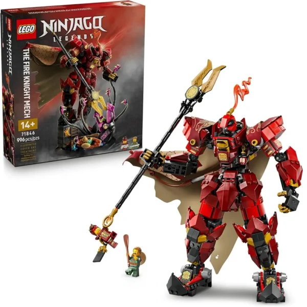 lego ninjago 71846 the fire knight mech building set for 14+ years