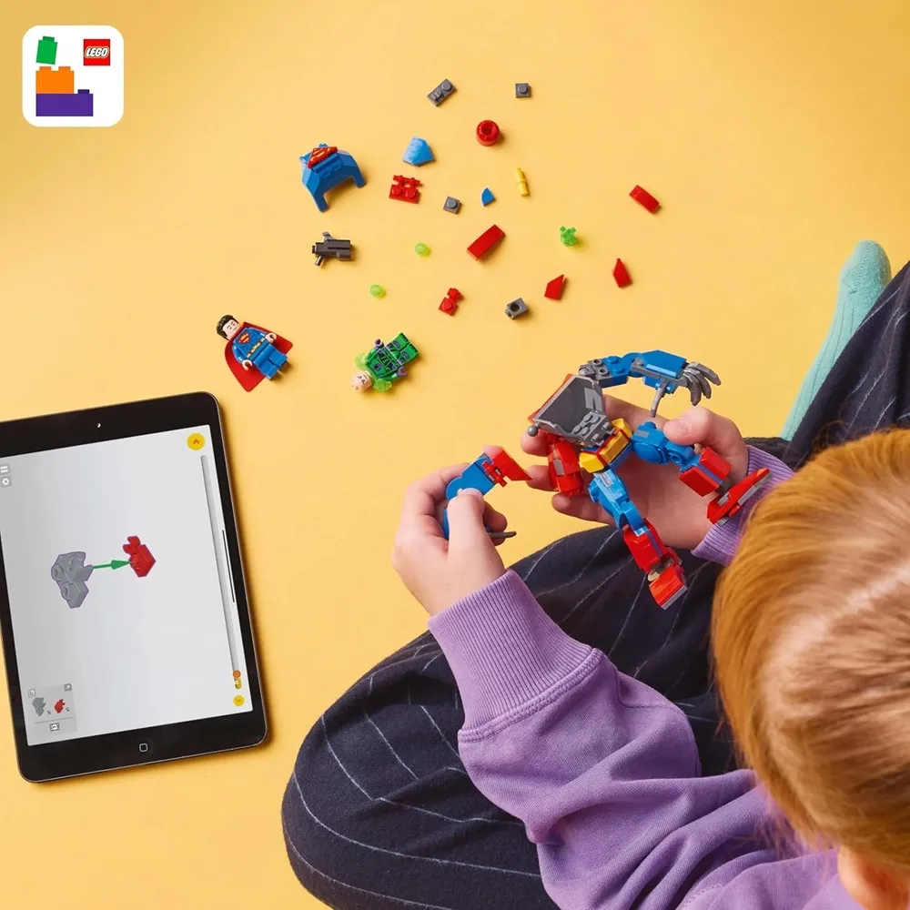 Lego DC Superman 76302 Super Heroes Superman Mecha vs. Rex Luther Toy Building Set for 6+ Years (120 Pcs) - Image 2