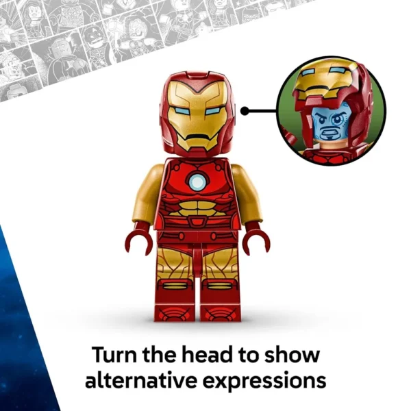 Lego Marvel 76307 Super Heroes Iron Man Mech Vs Ultron for 6+ Years (101 Pcs) - Image 4