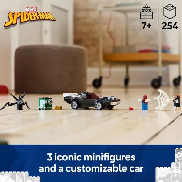 Lego Marvel 76309 Spider-man Vs Venom Muscle Car Building Set for 7+ Years (254 Pcs) - Image 2