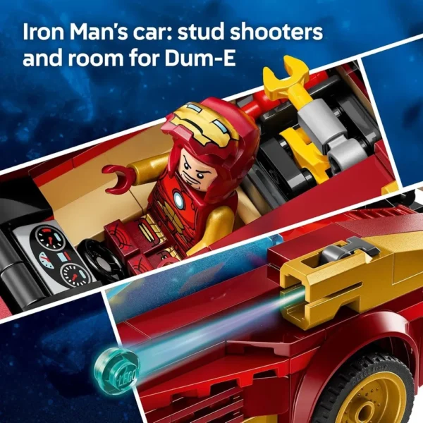 Lego Marvel 76310 Iron Man Car & Black Panther Vs Red Hulk Building Set for 7+ Years (295 Pcs) - Image 3