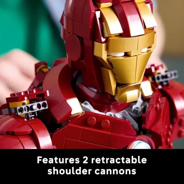 Lego Marvel 76327 Iron Man MK4 Bust Building Kit for Adults 18+ Years with Minifigure (436 Pcs) - Image 3