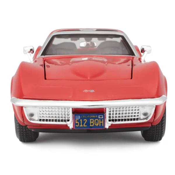 Maisto 1:24 Scale 1970 Chevrolet Corvette Diecast Car Model for Collectors 14+ Years (Red) - Image 6