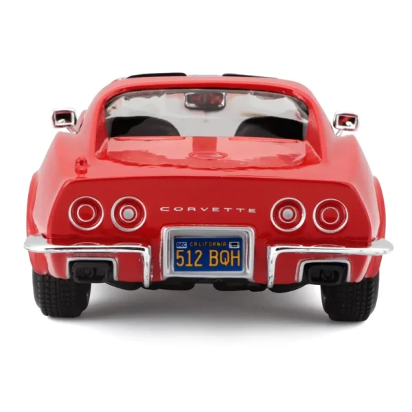 Maisto 1:24 Scale 1970 Chevrolet Corvette Diecast Car Model for Collectors 14+ Years (Red) - Image 7