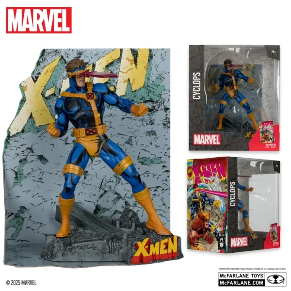 Marvel Collection Cyclops 1:10th Scale Collectible Statue with Scene (X ...