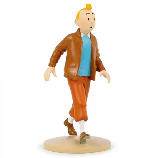 tintin in aviator jacket statue figure - the adventures of tintin