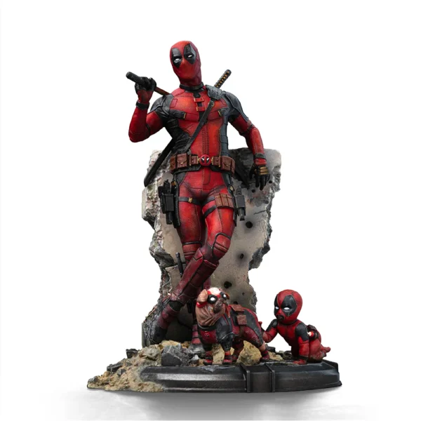 iron studios 1/10 scale deadpool statue for collectors