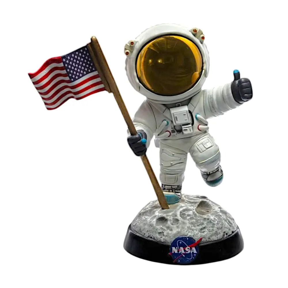 nasa apollo 11 astronaut figure for collectors by iron studios minico