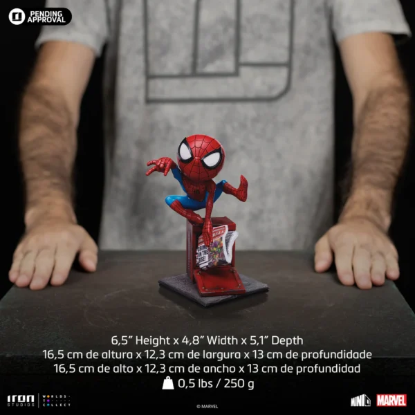 Spider-man Marvel Comics Minico Statue by Iron Studios for Collectors 15+ Years - Image 7