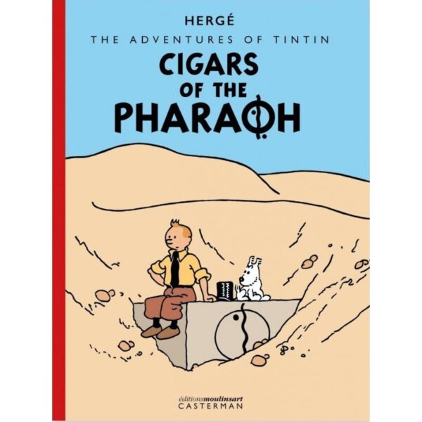 Tintin Book - Album Cigars of the Pharaoh Colorized Version - Hardcover (English)