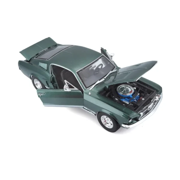Maisto 1:18 Scale 1967 Ford Mustang GTA Fastback Diecast Car Model for Collectors for 14+ Years - Image 2