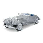 maisto 1:18 scale mercedes-benz 500k special roadster 1936 silver diecast model for collectors