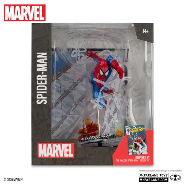 Marvel Collection The Amazing Spider-Man 1:10th Scale Statue with Scene by McFarlane Toys for 14+ - Image 4