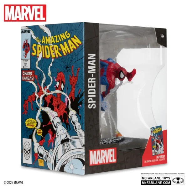 Marvel Collection The Amazing Spider-Man 1:10th Scale Statue with Scene by McFarlane Toys for 14+ - Image 5