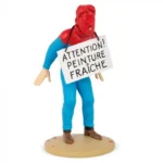 haddock in fresh paint statue for collectors, the adventures of tintin