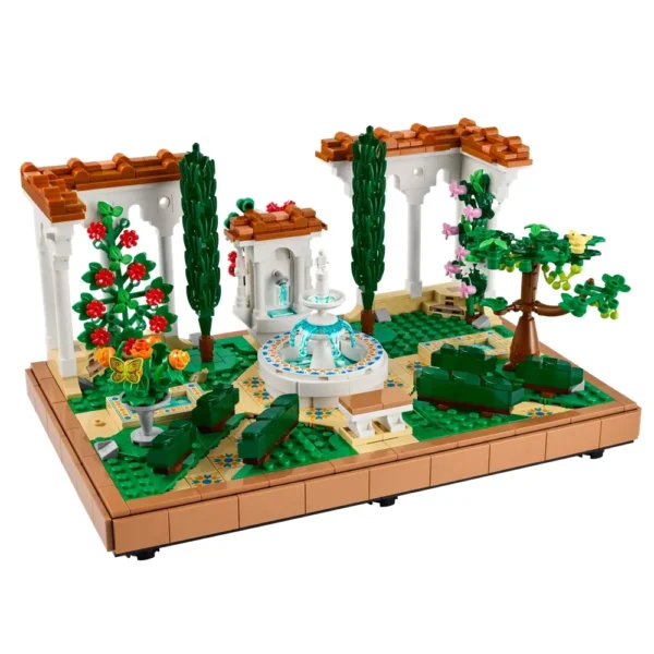 Lego Icons 10359 Fountain Garden - Gardens of the World Building Set - Home Office Decor for 18+ Years (1302 Pcs) - Image 2