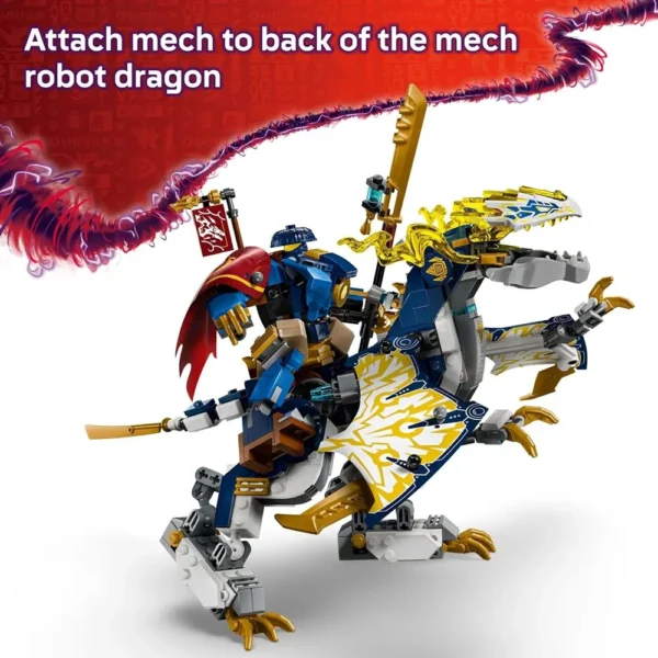 Lego Ninjago 71843 Rogue's Mech Dragon Rider Building Set - 4 Ninja Minifigures for 8+ Years (584 Pcs) - Image 3