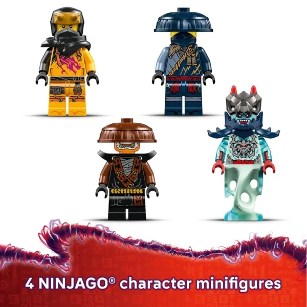 Lego Ninjago 71843 Rogue's Mech Dragon Rider Building Set - 4 Ninja Minifigures for 8+ Years (584 Pcs) - Image 5