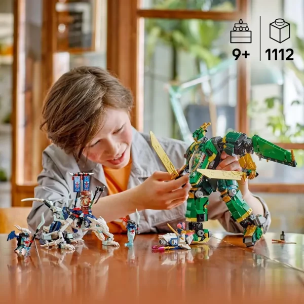 Lego Ninjago 71845 Lloyds Jet Mech Building Set for 9+ Years (1112 Pcs) - 5 Minifigures - Image 2