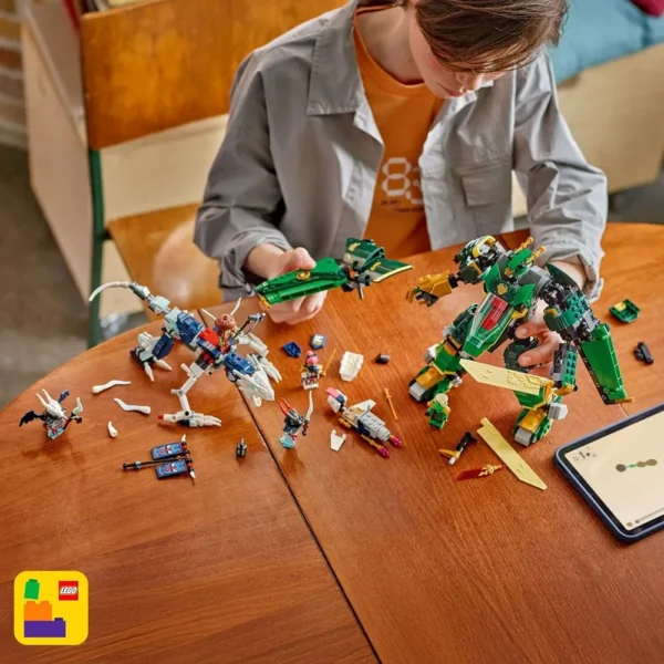 Lego Ninjago 71845 Lloyds Jet Mech Building Set for 9+ Years (1112 Pcs) - 5 Minifigures - Image 6
