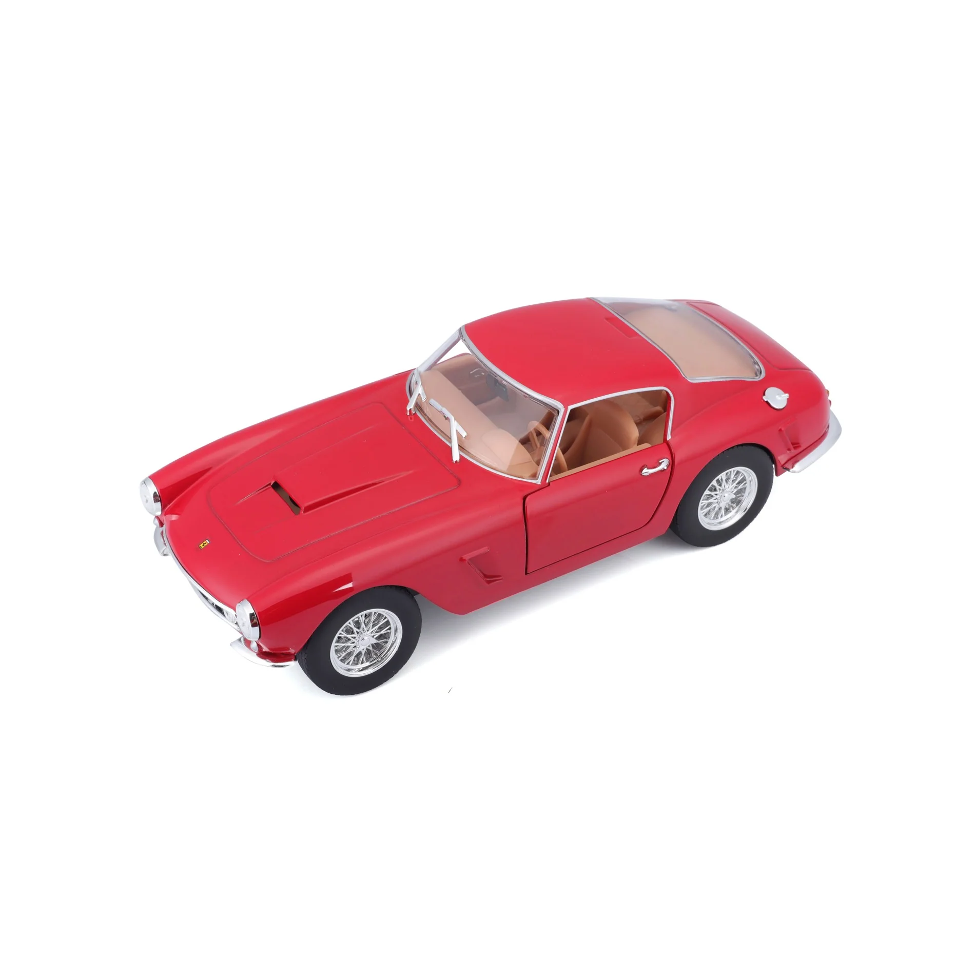Bburago 1:24 Scale 250 GT Berlinetta Passo Corto Diecast Car Model (Plex Case Version) - Image 3