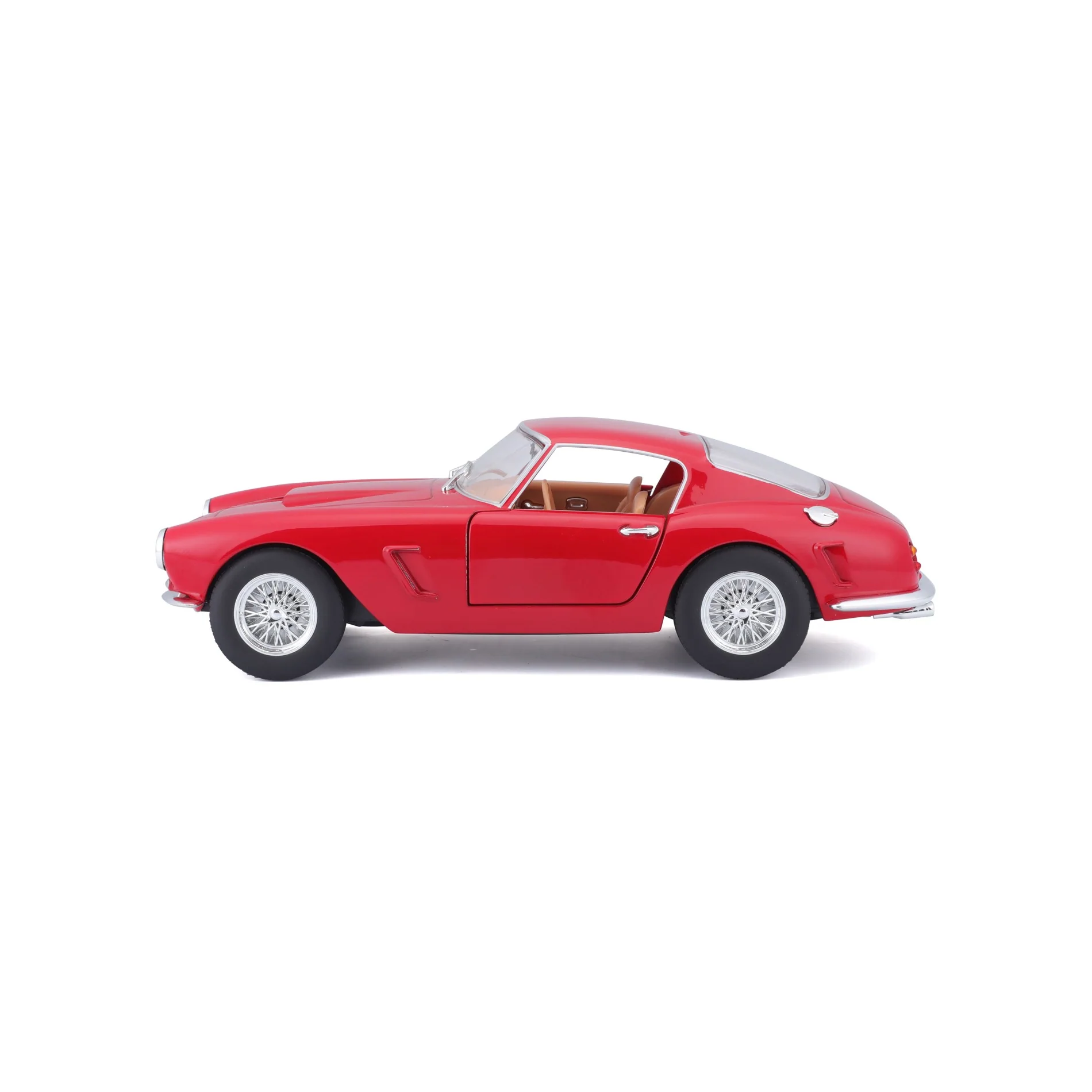 Bburago 1:24 Scale 250 GT Berlinetta Passo Corto Diecast Car Model (Plex Case Version) - Image 4
