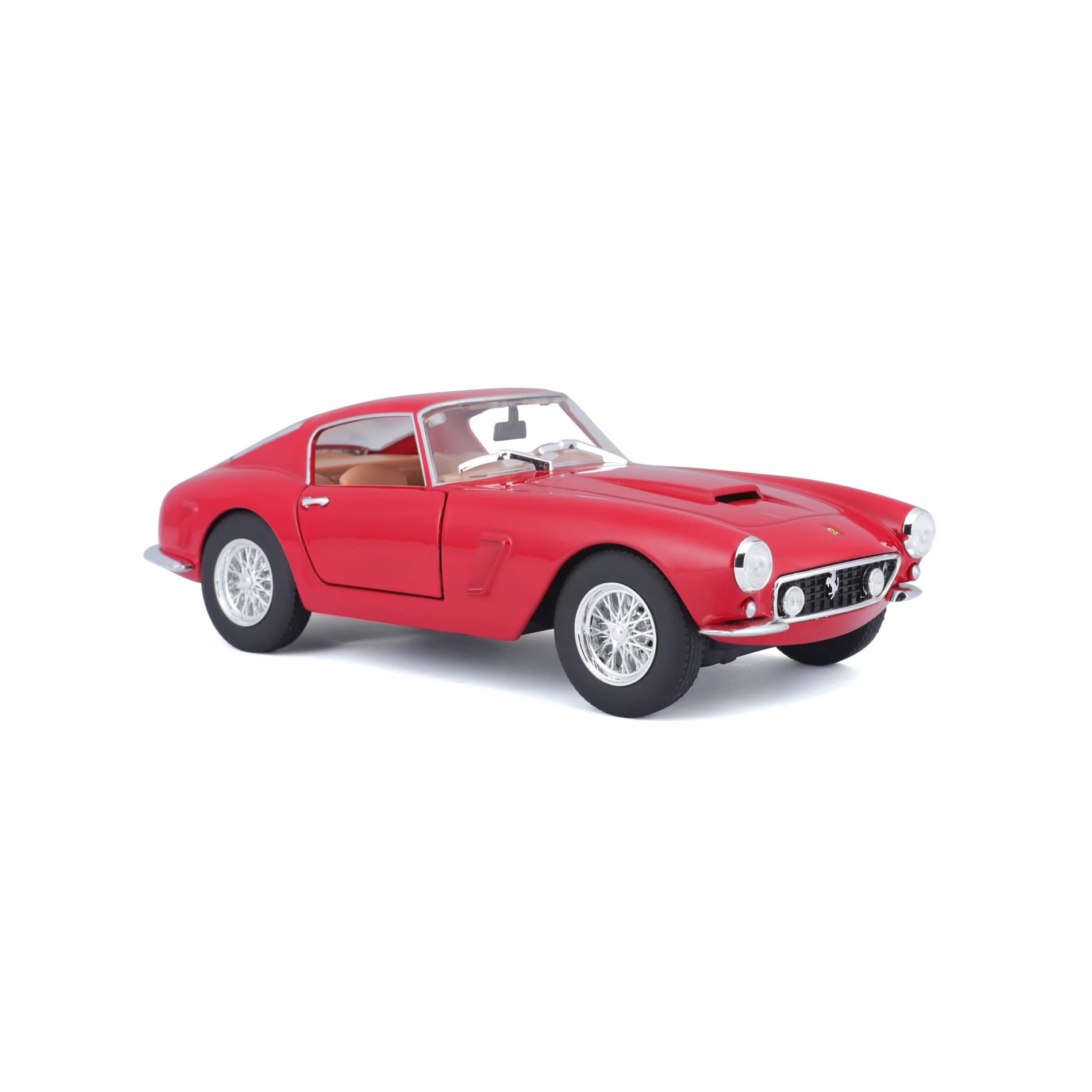 Bburago 1:24 Scale 250 GT Berlinetta Passo Corto Diecast Car Model (Plex Case Version) - Image 6