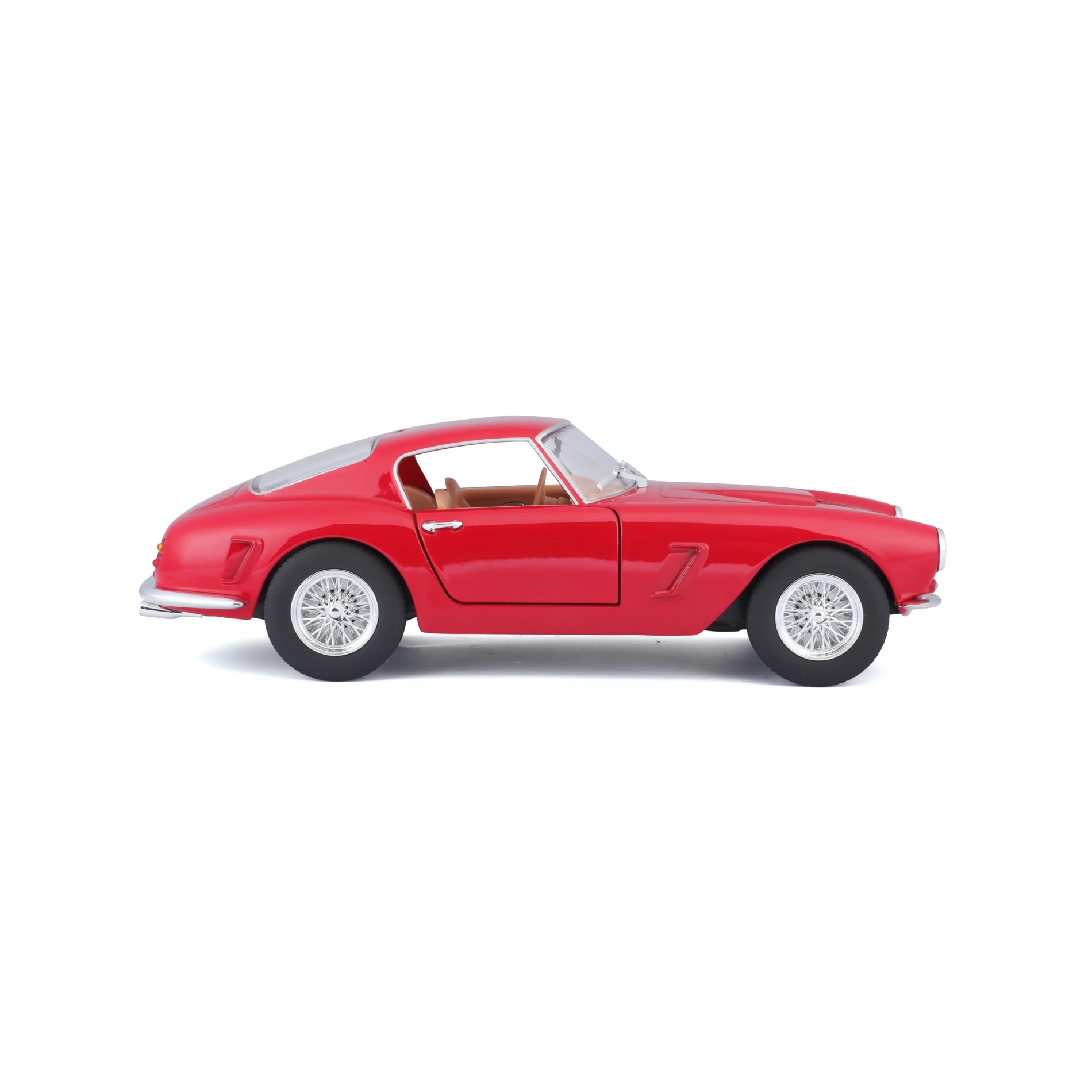 Bburago 1:24 Scale 250 GT Berlinetta Passo Corto Diecast Car Model (Plex Case Version) - Image 7