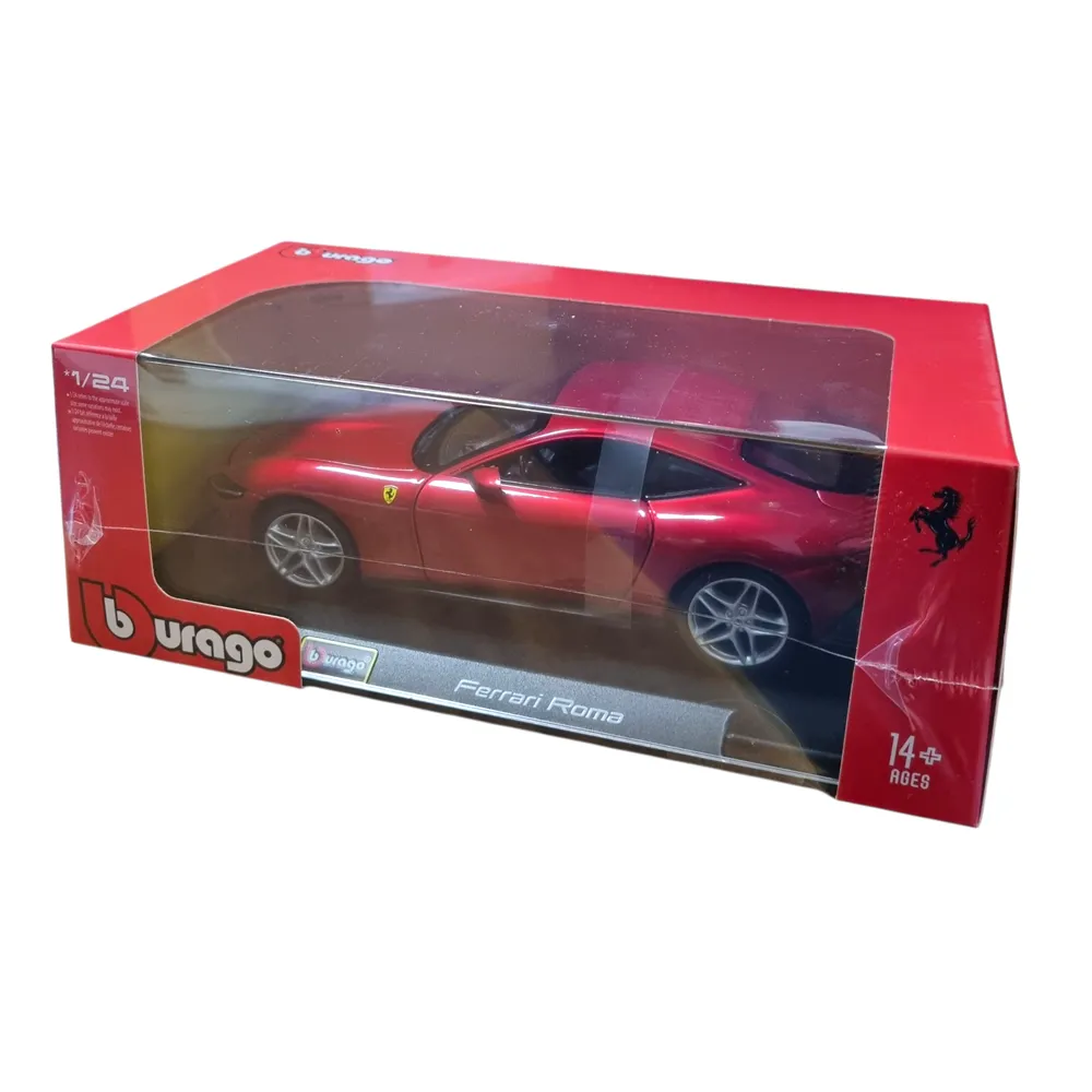 Bburago 1:24 Scale Ferrari Roma Diecast Car Model for Collectors 14+ Year (Plex Case Version) - Image 7