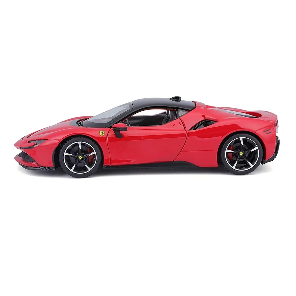 Bburago 1:24 Scale Ferrari SF90 Stradale Diecast Car Model for Collectors 14+ Year (Plex Case Version) - Image 2