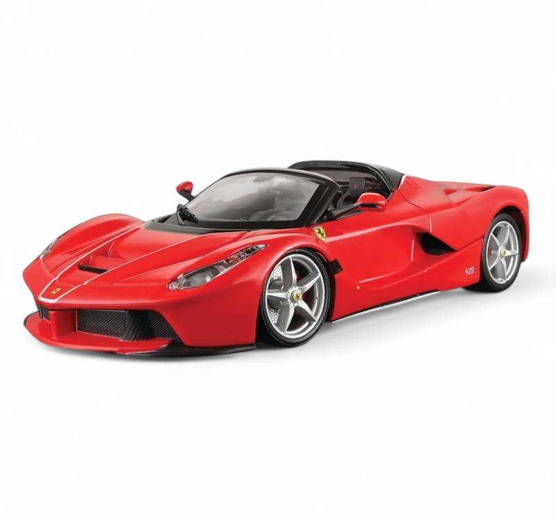 Bburago 1:24 Scale Laferrari Aperta Diecast Car Model for Collectors 14+ Years (Plex Case Version)