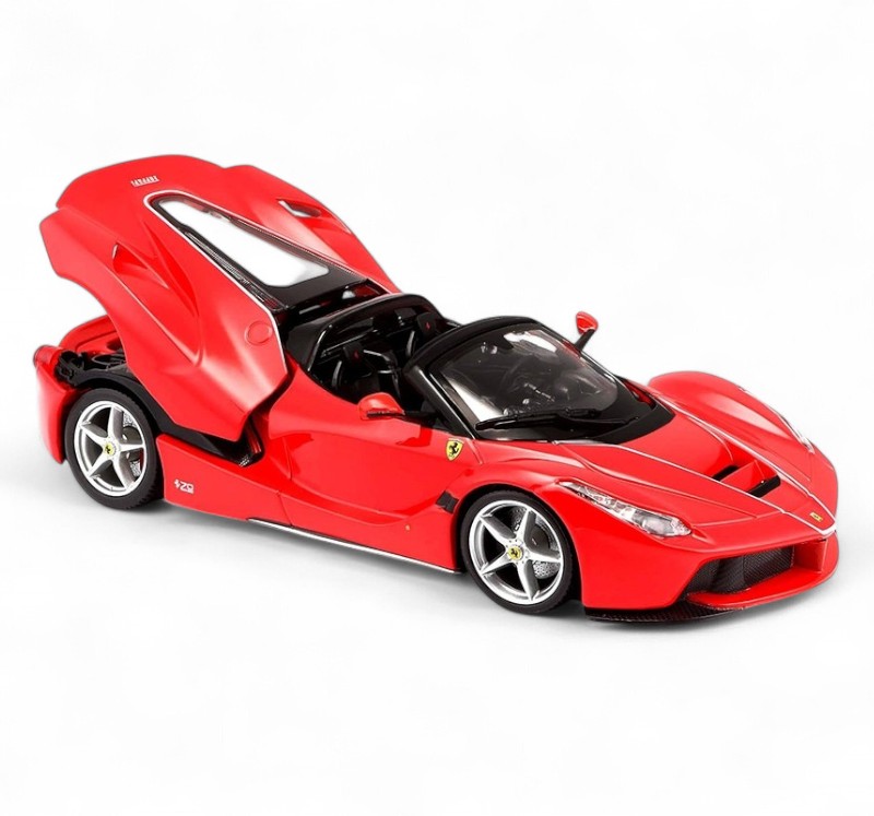 Bburago 1:24 Scale Laferrari Aperta Diecast Car Model for Collectors 14+ Years (Plex Case Version) - Image 3