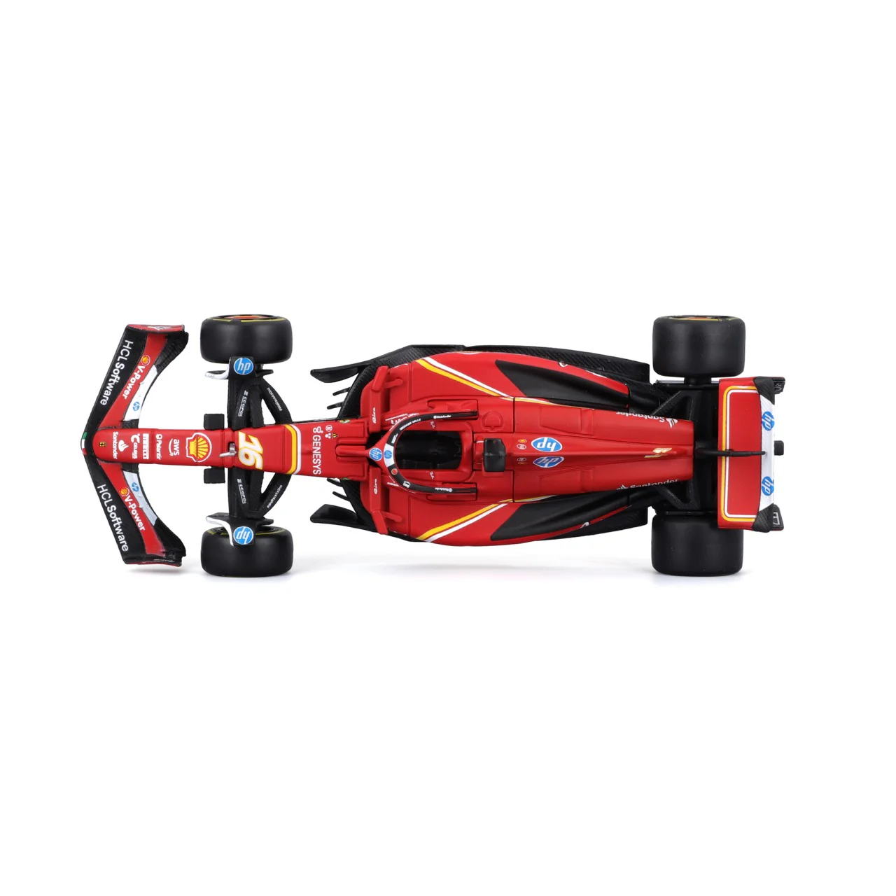 Bburago 1/43 Scale Scuderia Ferrari 2024 SF24 Formula 1 Model #16 Charles Leclerc - Image 3