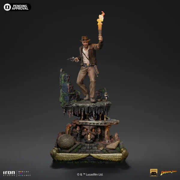 Statue Indiana Jones Deluxe - Indiana Jones - Art Scale 1/10 - Iron Studios for Collectors 15+ Years - Image 2
