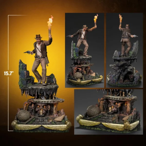 Statue Indiana Jones Deluxe - Indiana Jones - Art Scale 1/10 - Iron Studios for Collectors 15+ Years - Image 6