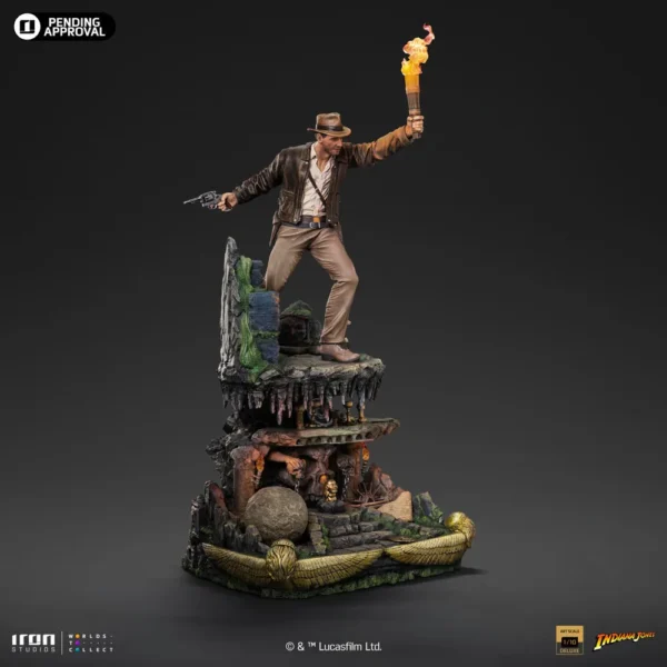 Statue Indiana Jones Deluxe - Indiana Jones - Art Scale 1/10 - Iron Studios for Collectors 15+ Years - Image 3