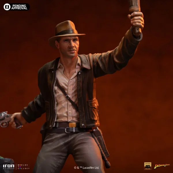 Statue Indiana Jones Deluxe - Indiana Jones - Art Scale 1/10 - Iron Studios for Collectors 15+ Years - Image 5