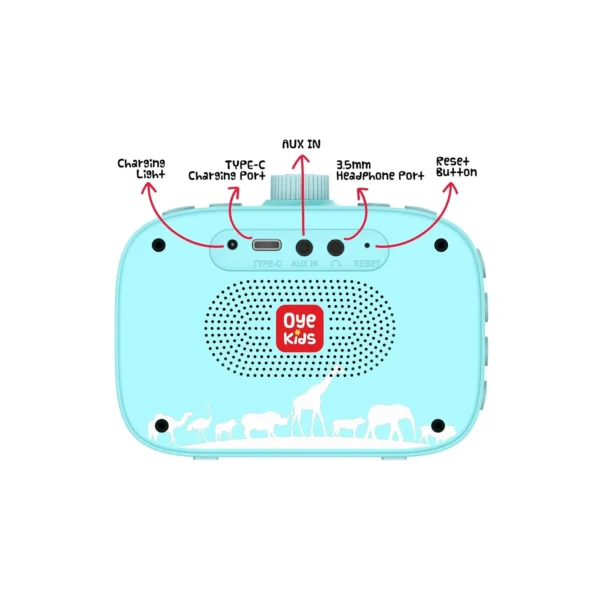 Oye Kids Story Box Speaker with 1000 Stories in Hindi & English (for 3-12 Years) with Remote & Bluetooth, Gift - Image 4