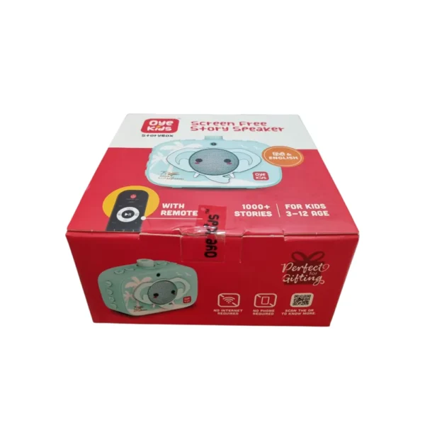 Oye Kids Story Box Speaker with 1000 Stories in Hindi & English (for 3-12 Years) with Remote & Bluetooth, Gift - Image 6