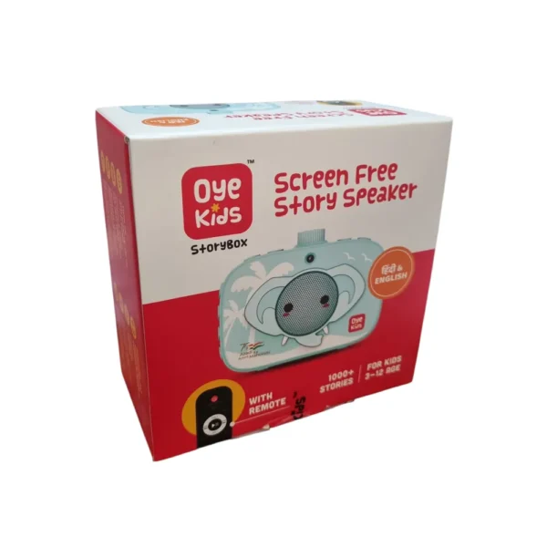 Oye Kids Story Box Speaker with 1000 Stories in Hindi & English (for 3-12 Years) with Remote & Bluetooth, Gift - Image 7