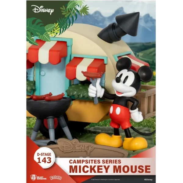 Beast Kingdom DS-143 Disney Campsites Series Mickey Mouse Diorama Stage for 15+ Years - Image 5