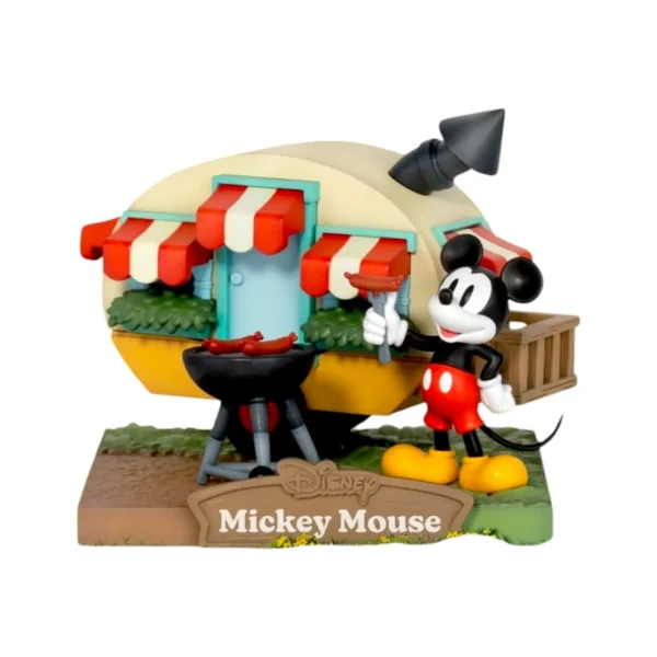 beast kingdom diorama stage ds-143 disney campsite series mickey mouse